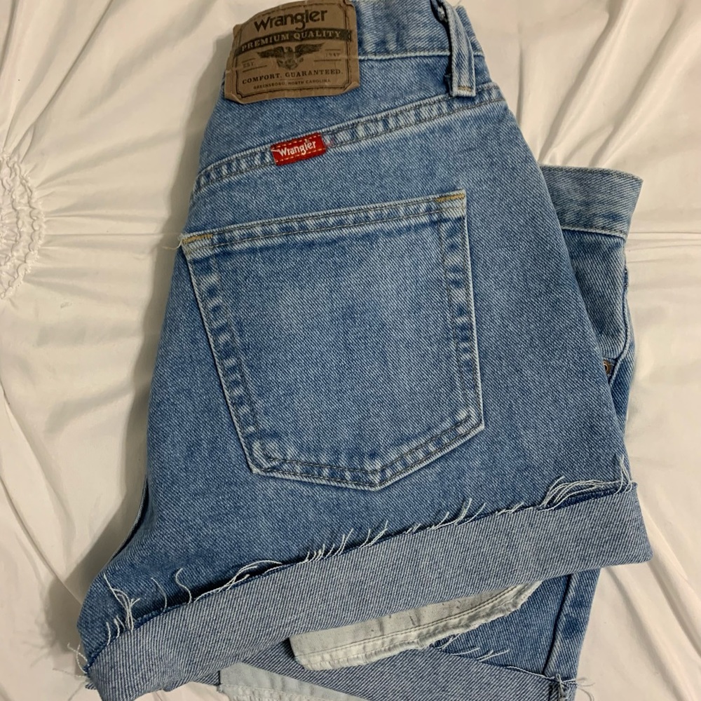 Wrangler cut off Jean shorts